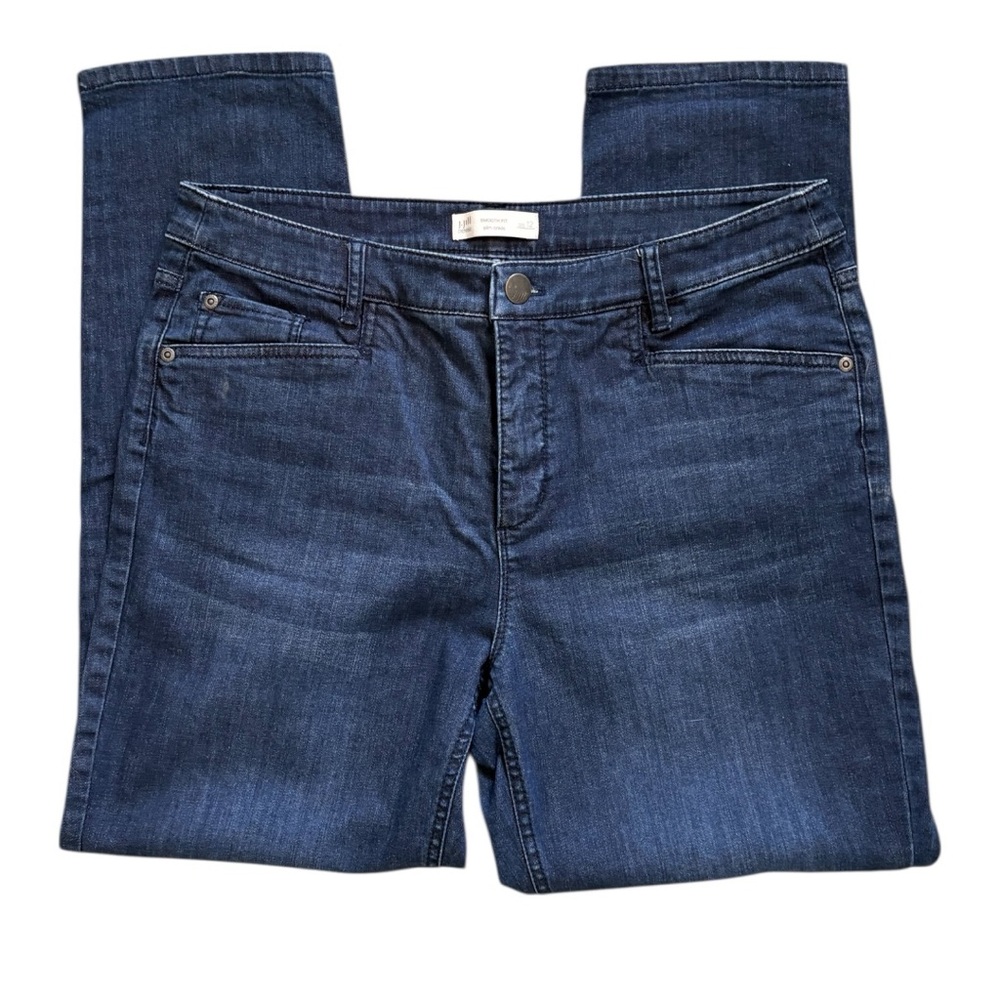J. Jill Smooth Fit Ankle Jeans Size 12 Slim Leg Stretch Denim - Picture 3 of 7